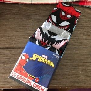 Marvel Spider-man Casual crew socks 6 pairs